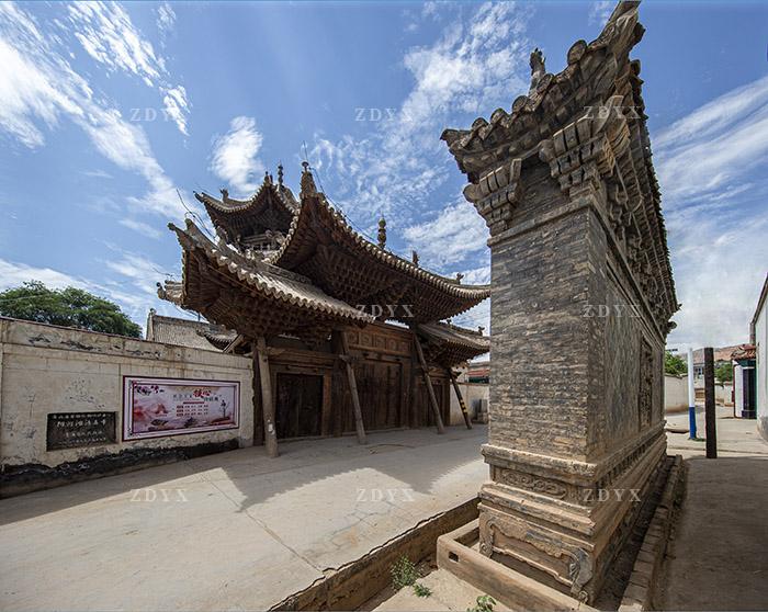 化隆县甘都阿河滩清真寺01 gangdu ahetan mosque in hualong county